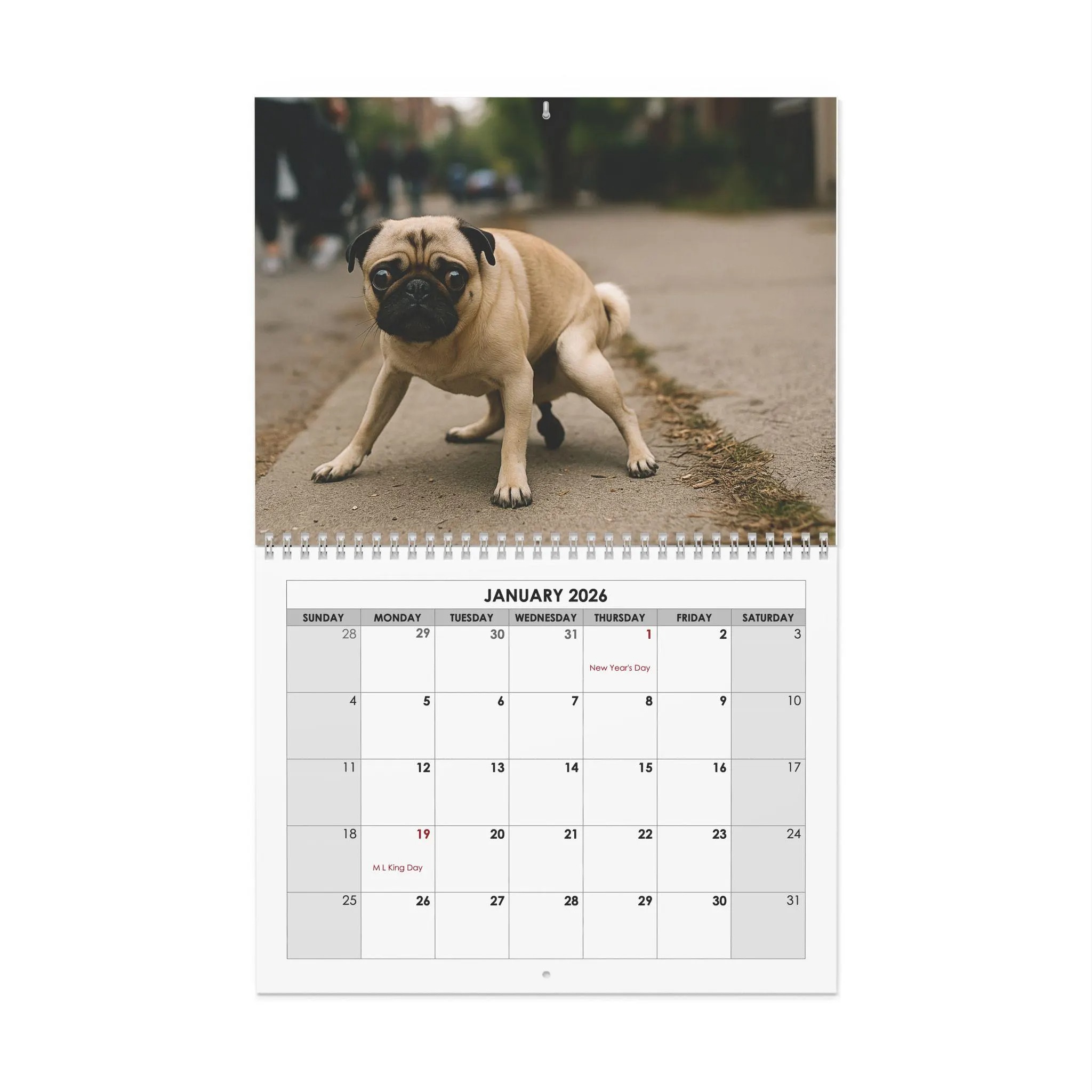 2026 Pooping Dogs Calendar