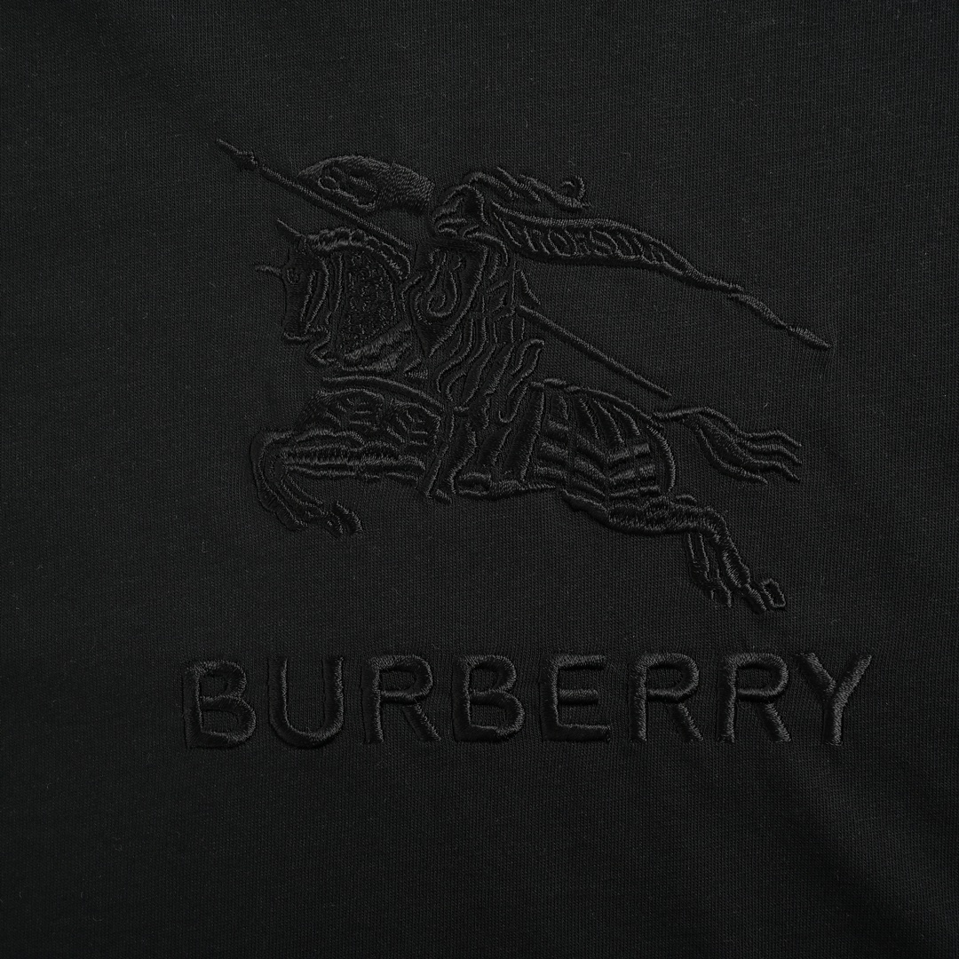 Burberry 24ss chest knight horse embroidered short sleeves