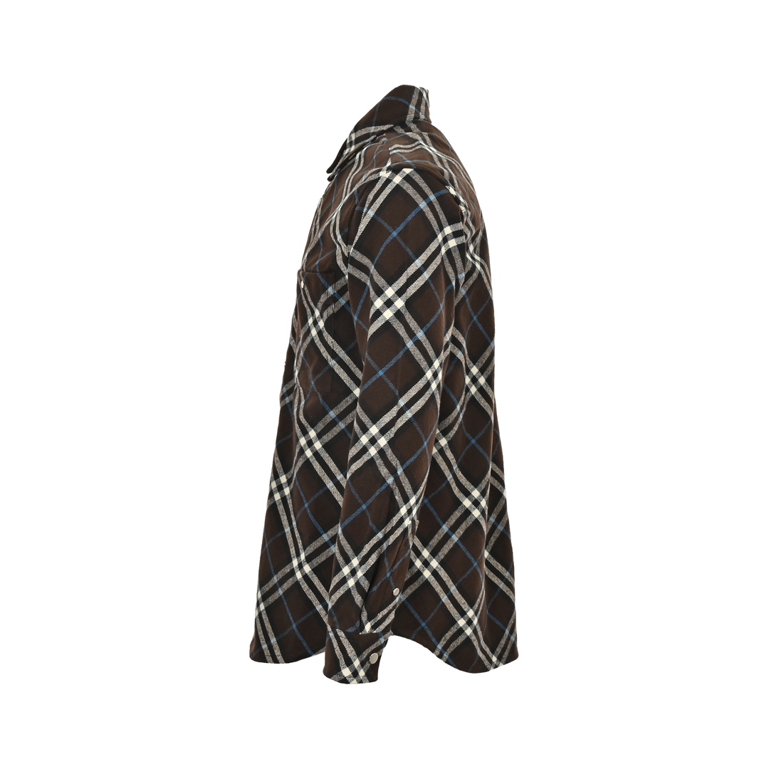 Burberry 24Fw Check Flannel Shirt Jacket