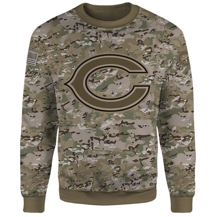 CHICAGO BEARS 3D HOODIE CCBB006