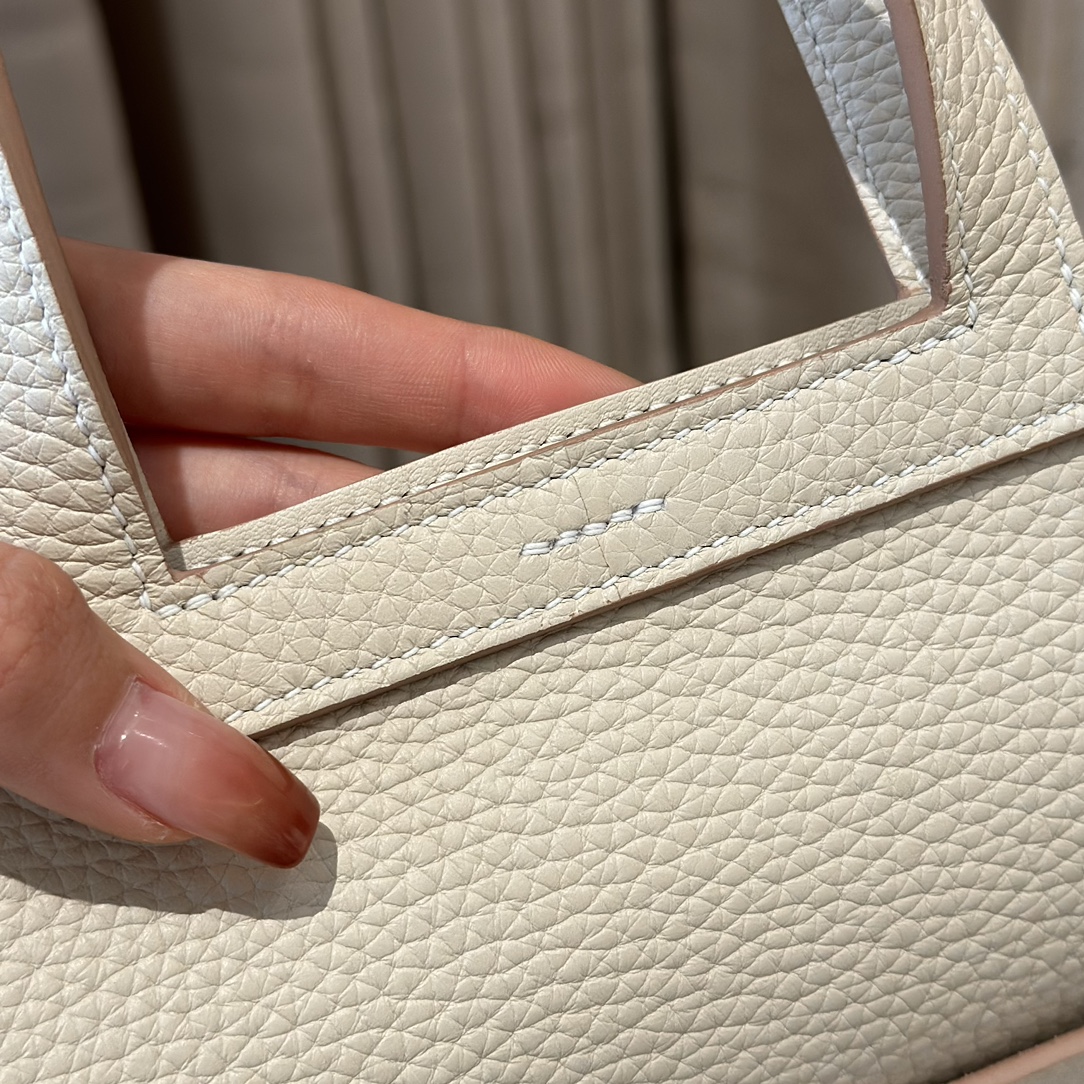 Hermès Halzan 10Craie Handbag (Handmade to Order)