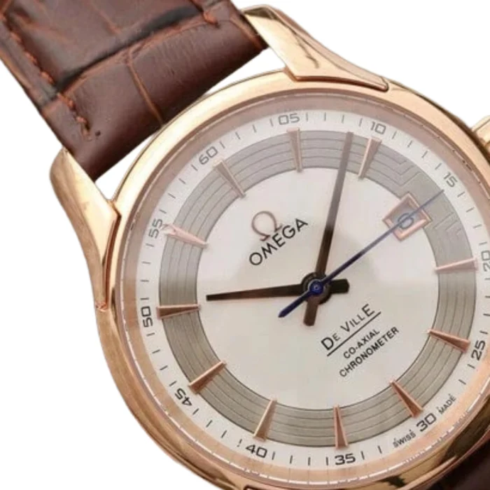 Omega De Ville Rose Gold Case 431.63.41.21.02.001 Swiss Super Clone