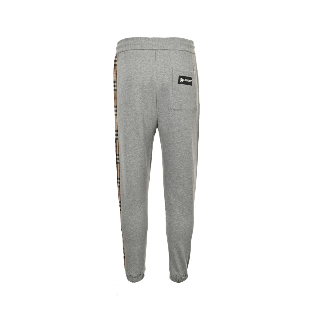 Burberry side-embossed logo check trousers