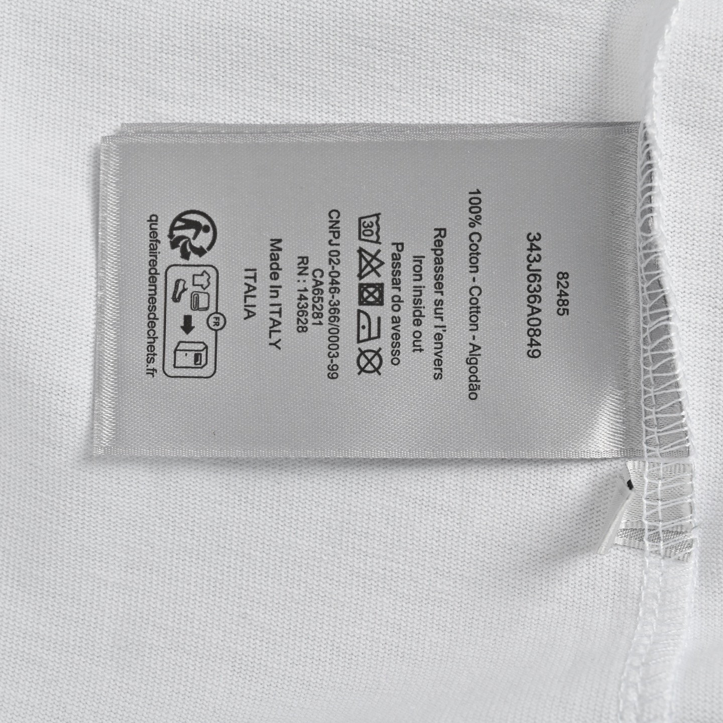 Dior 25ss cat embroidered short sleeve
