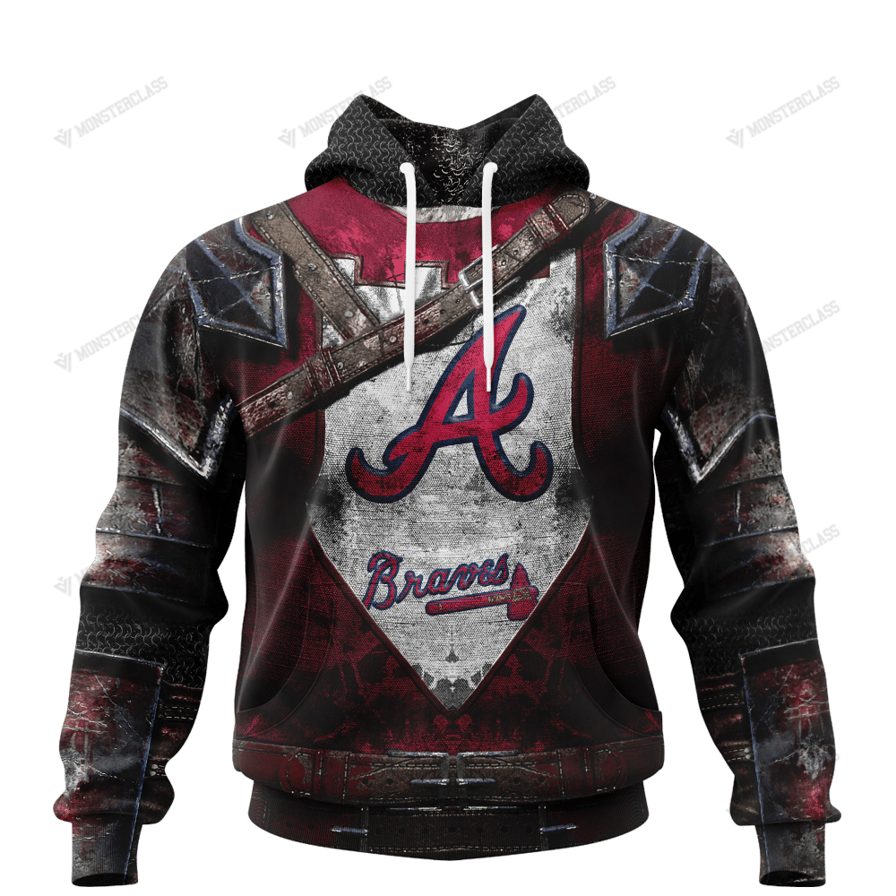 ATLANTA BRAVES 3D WARRIORS HOODIE