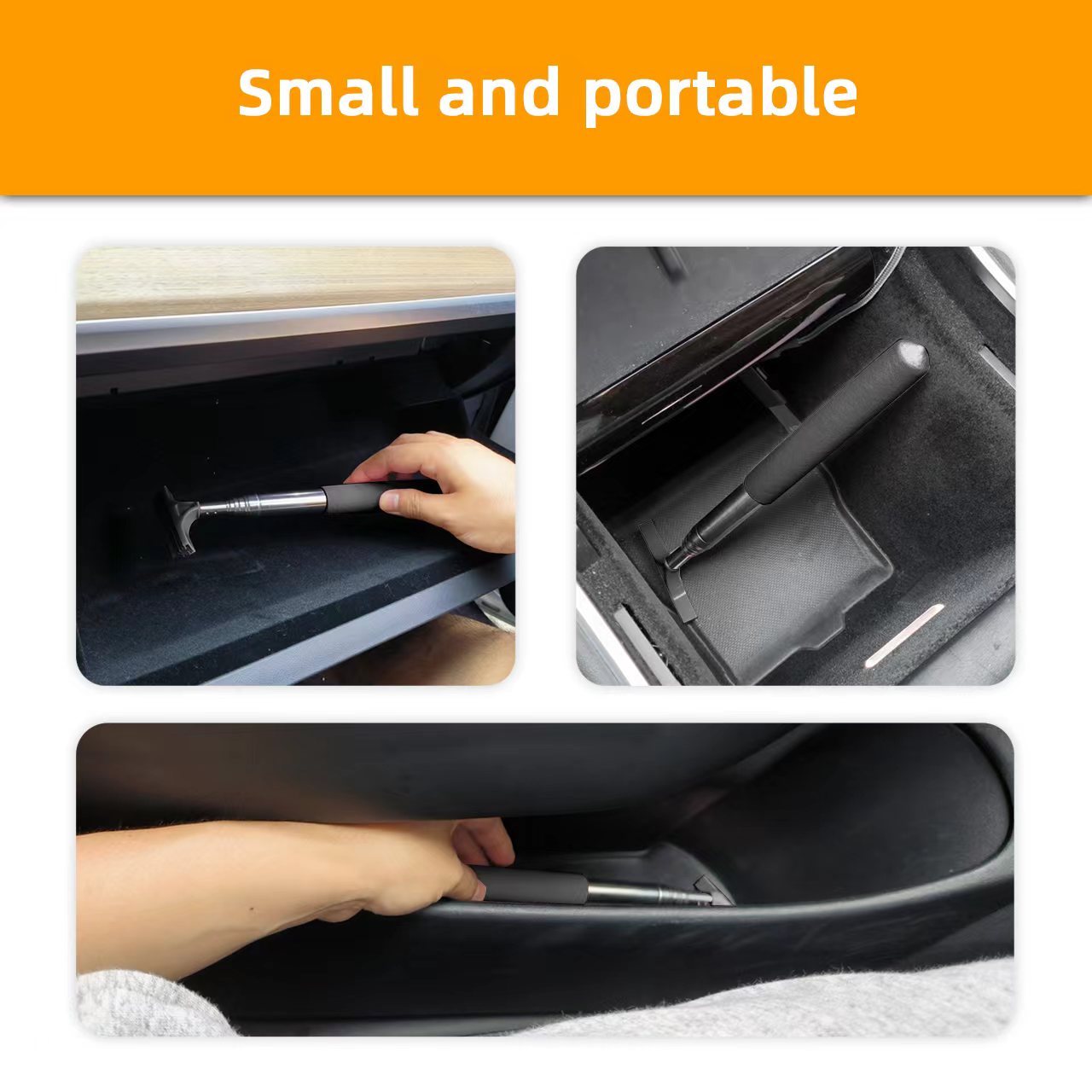 Black Car Rearview Mirror Wiper