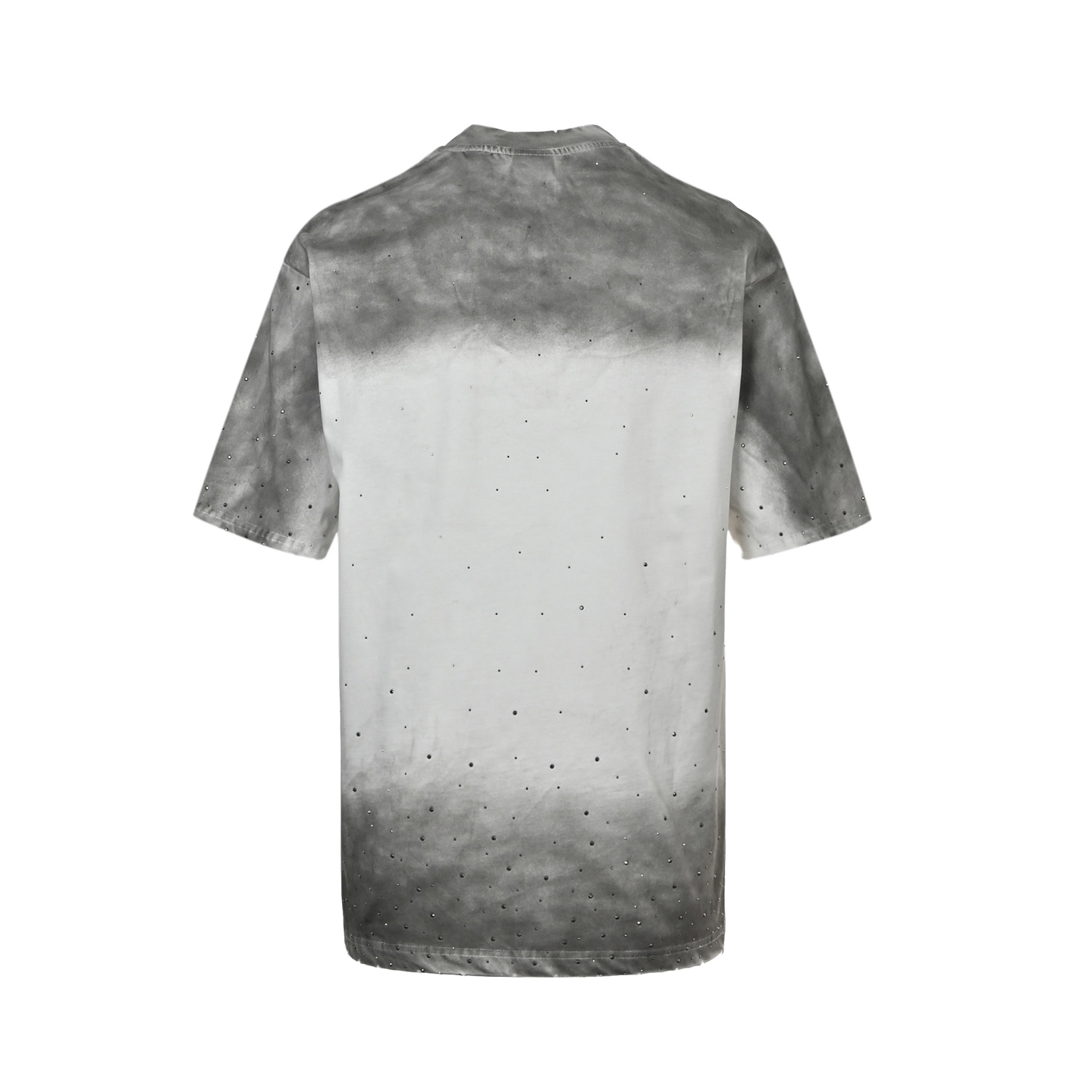 Balenciaga 25ss starry washed sandblasted rhinestone short sleeves