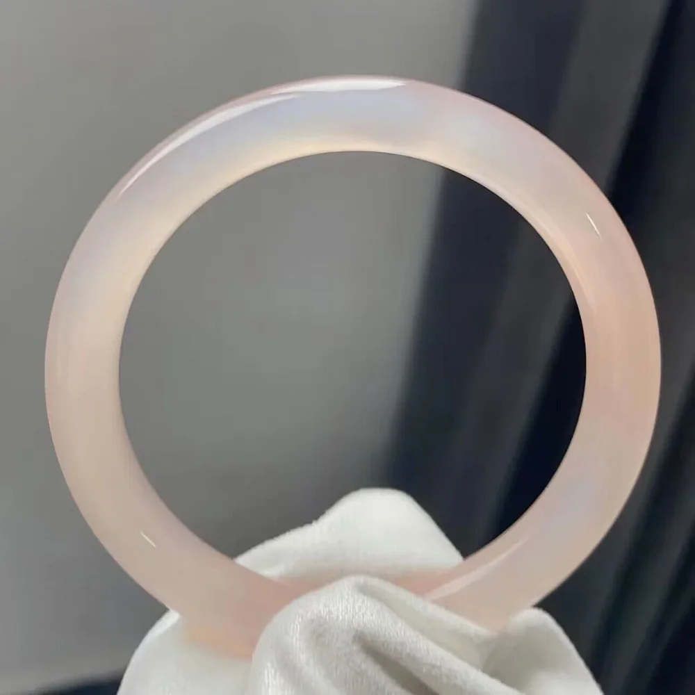 Afghan Jade Bracelets For Women Fine Jewelry Natural Pink Jade Fashion Elegant Bangles Valentine's Day Gift Free Shipping