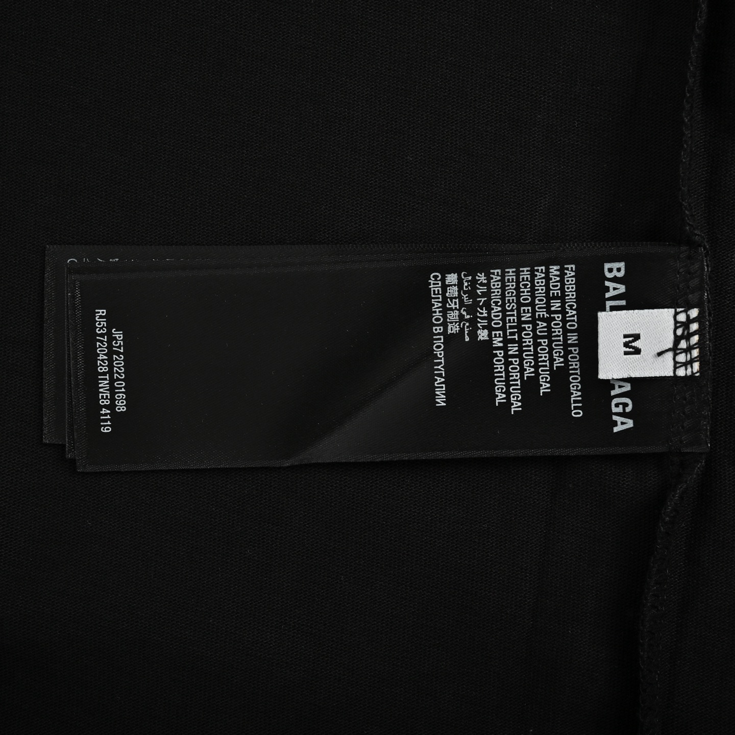 Balenciaga 25ss rendering starry sky embroidered letter short sleeve