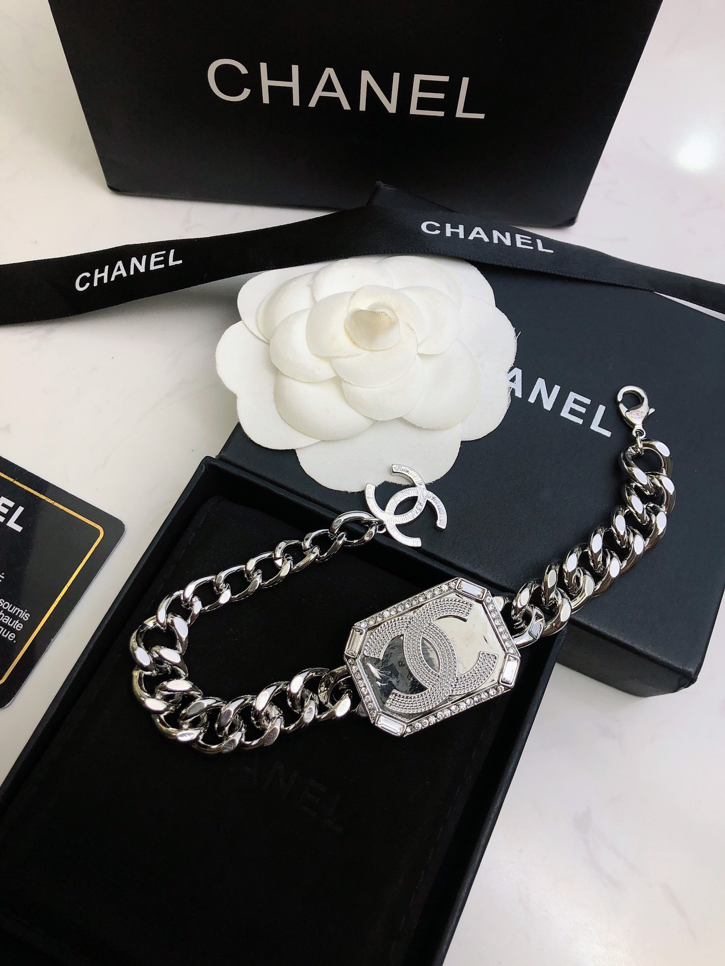 Chanel Flat Chain Bracelet