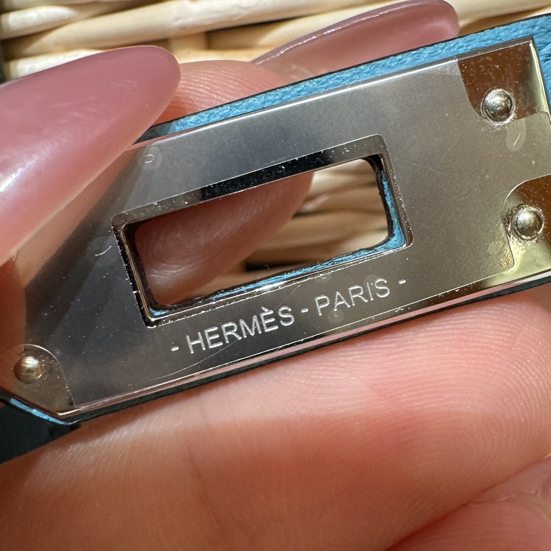 Hermès Kelly Picnic p3Bleu De Nord (Handmade to order)