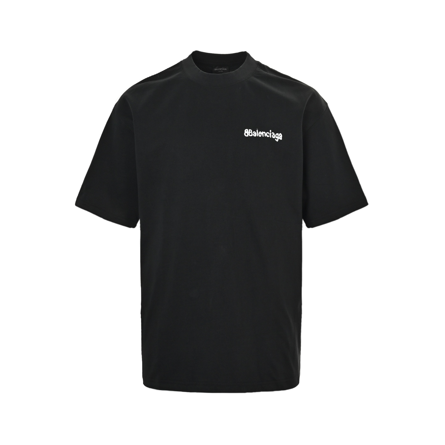 Balenciaga 24ss graffiti small letters print short sleeve