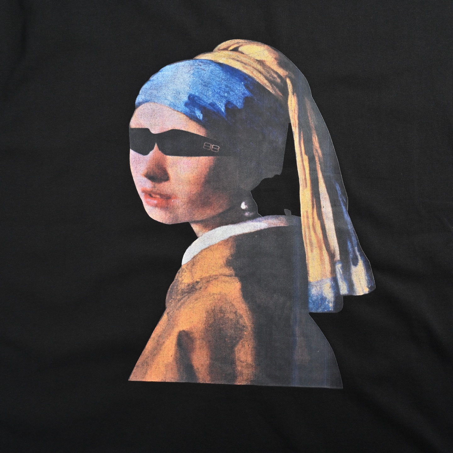 Balenciaga 25ss portrait album print short sleeves