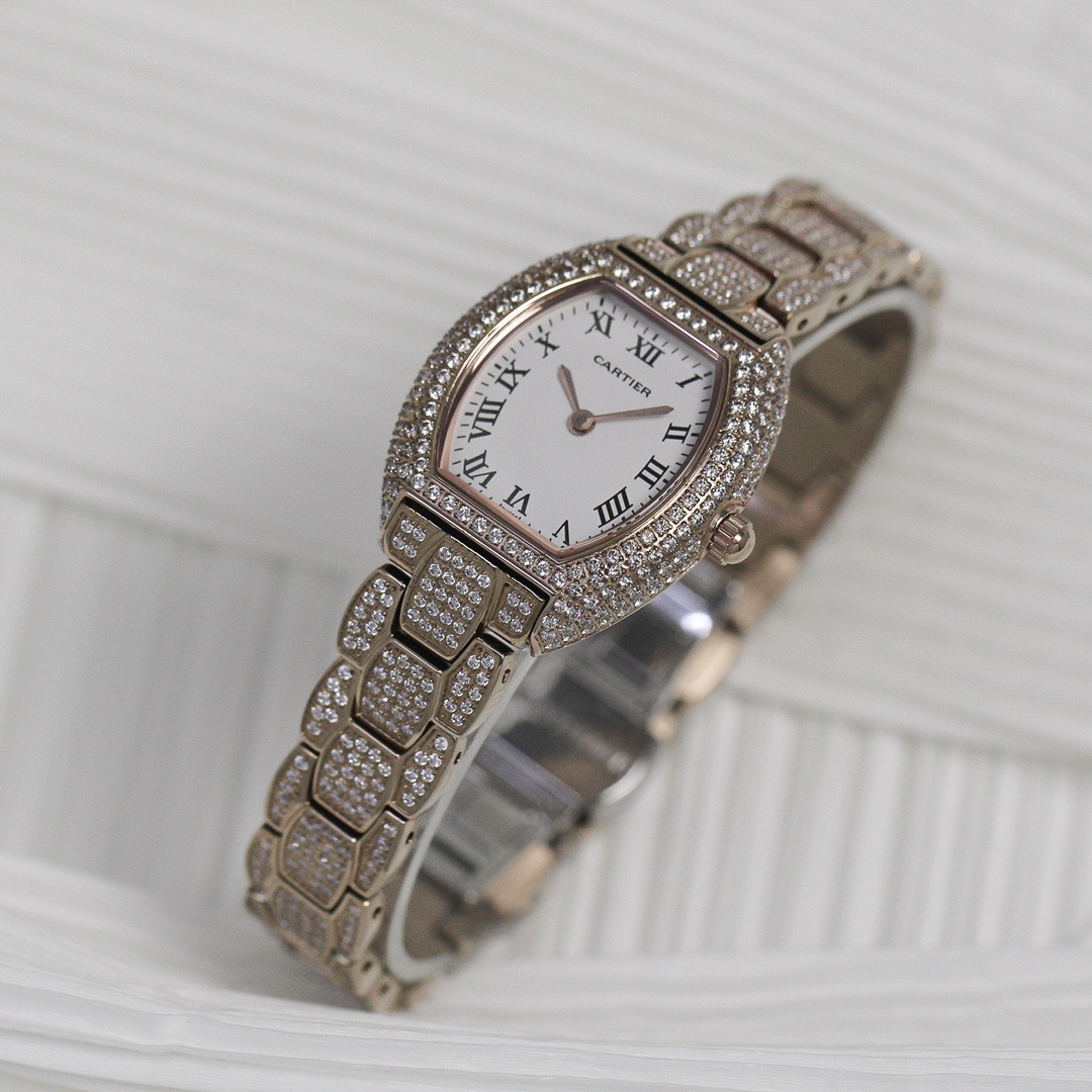 Cartier Gypsophila - Mini lady tonneau watch