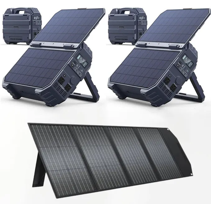 Spring Sale💥Last Day Buy 1 Get 1 Free💥Portable Power Station with Built-in Solar Panel