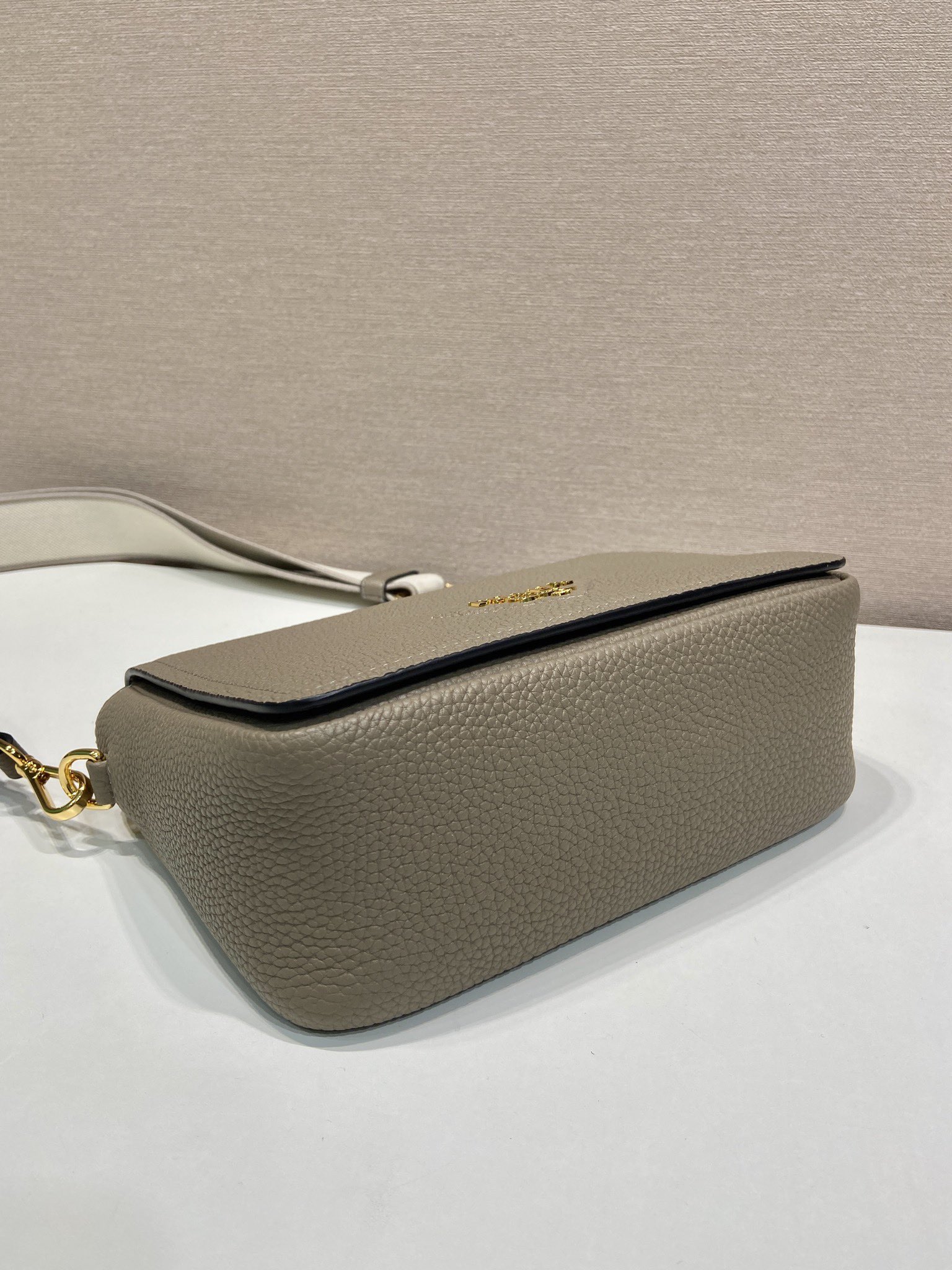 Prada Embroidered Strap Shoulder Bag 1BD314
