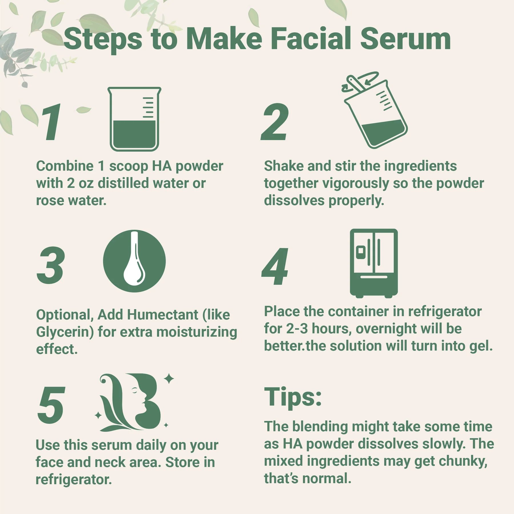 🔥49% OFF -Micro Ingredients Hyaluronic Acid Powder, DIY Facial Serum, Skin Hydration Care Formula
