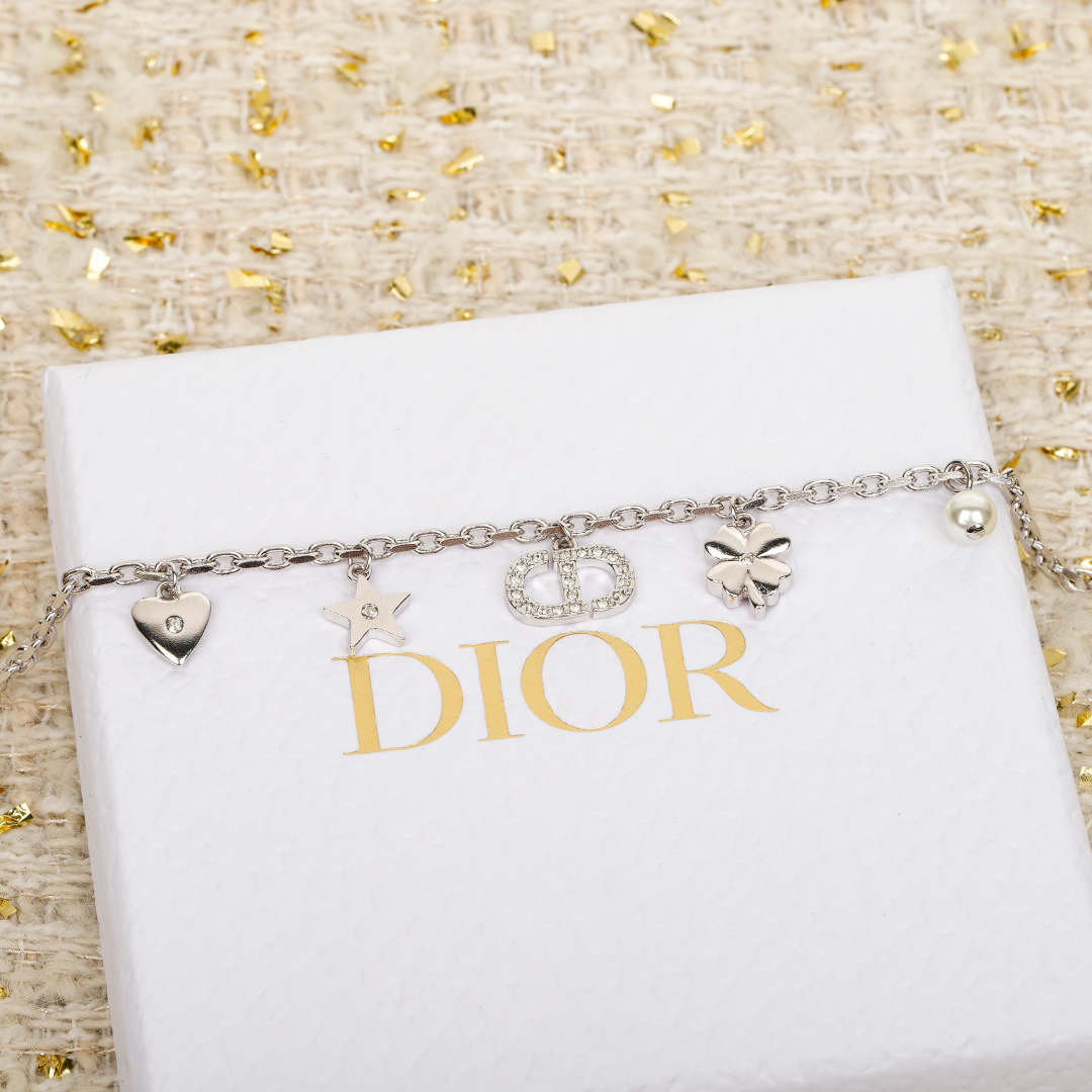 Dior Diamond CD Multi-Accessory Bracelet