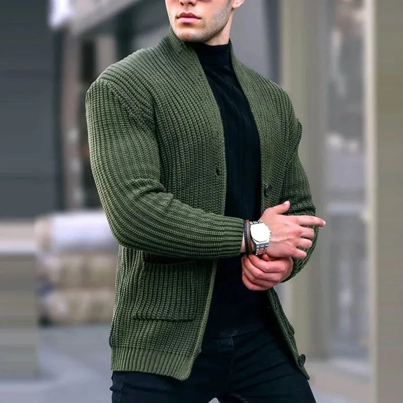Fashionable men's cardigan