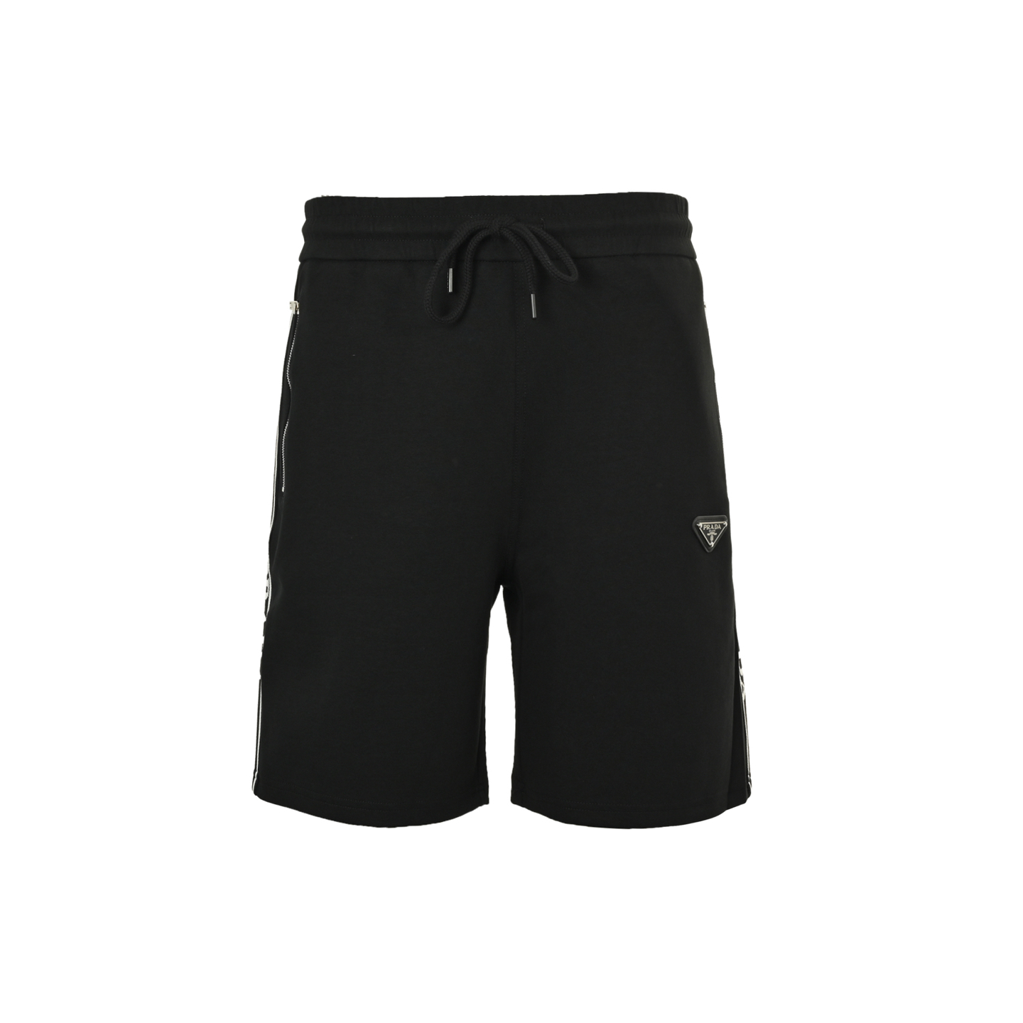 Prada 25ss logo webbing triangle shorts