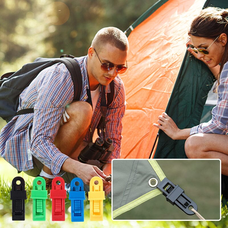 (🔥Last Day Promotion-SAVE 65% OFF)2023 New Tarp Clips Heavy Duty Lock Grip(4 PCS/Set)-BUY 5 GET 5 FREE & FREE SHIPPING