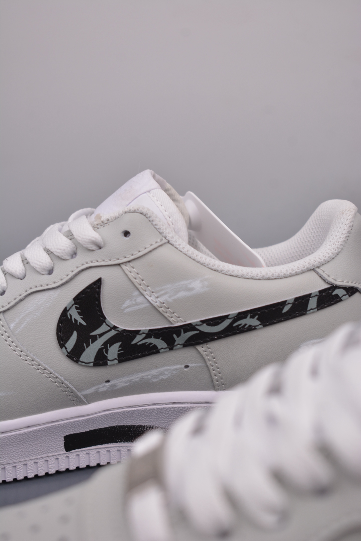 Nike Air Force 1'07 Low Graffiti Grey, White and Black CW2288-111