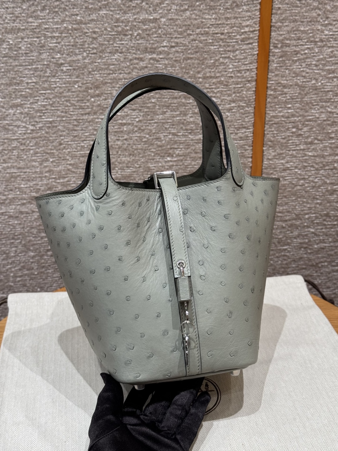 Hermès Picotin 8UBlue glacier Handbag (Handmade to Order)