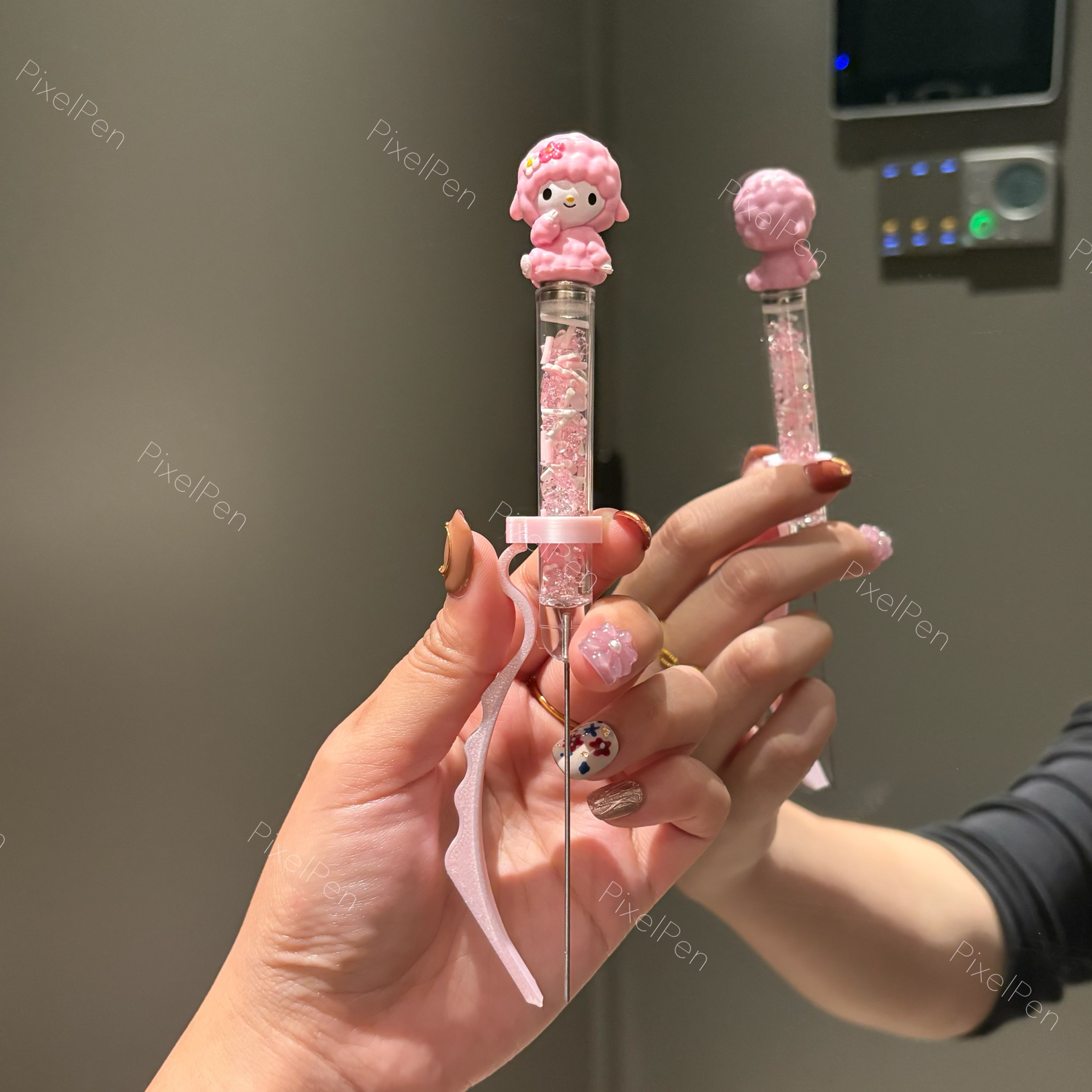 PixelPen Magnetic Grip Piecing Bean Pen Tool 2.6mm for small beans | pink sheep