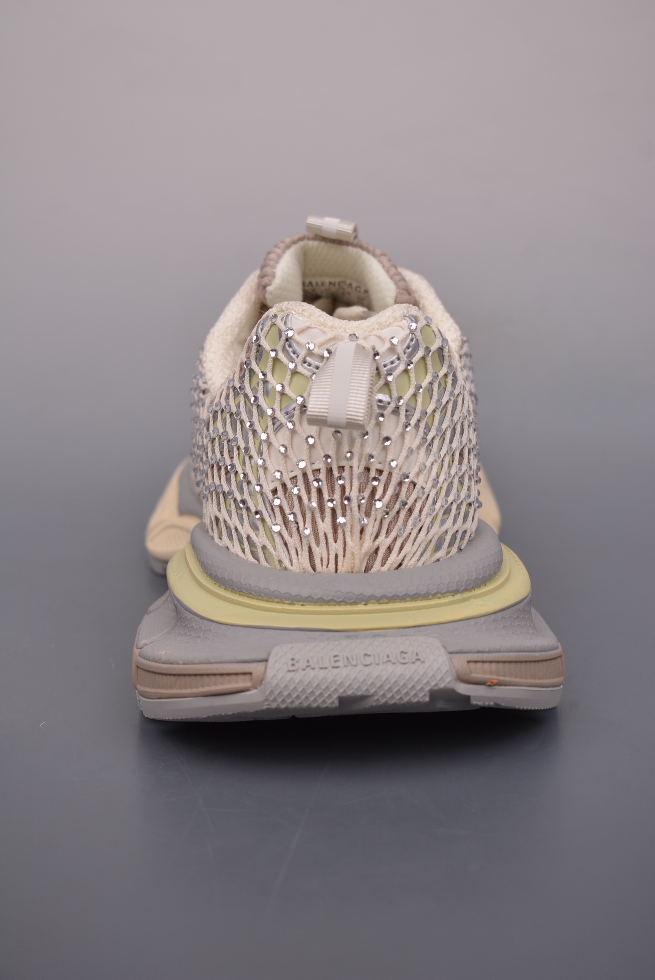 Balenciaga 3xl Fishnet Sneaker in Eggshell