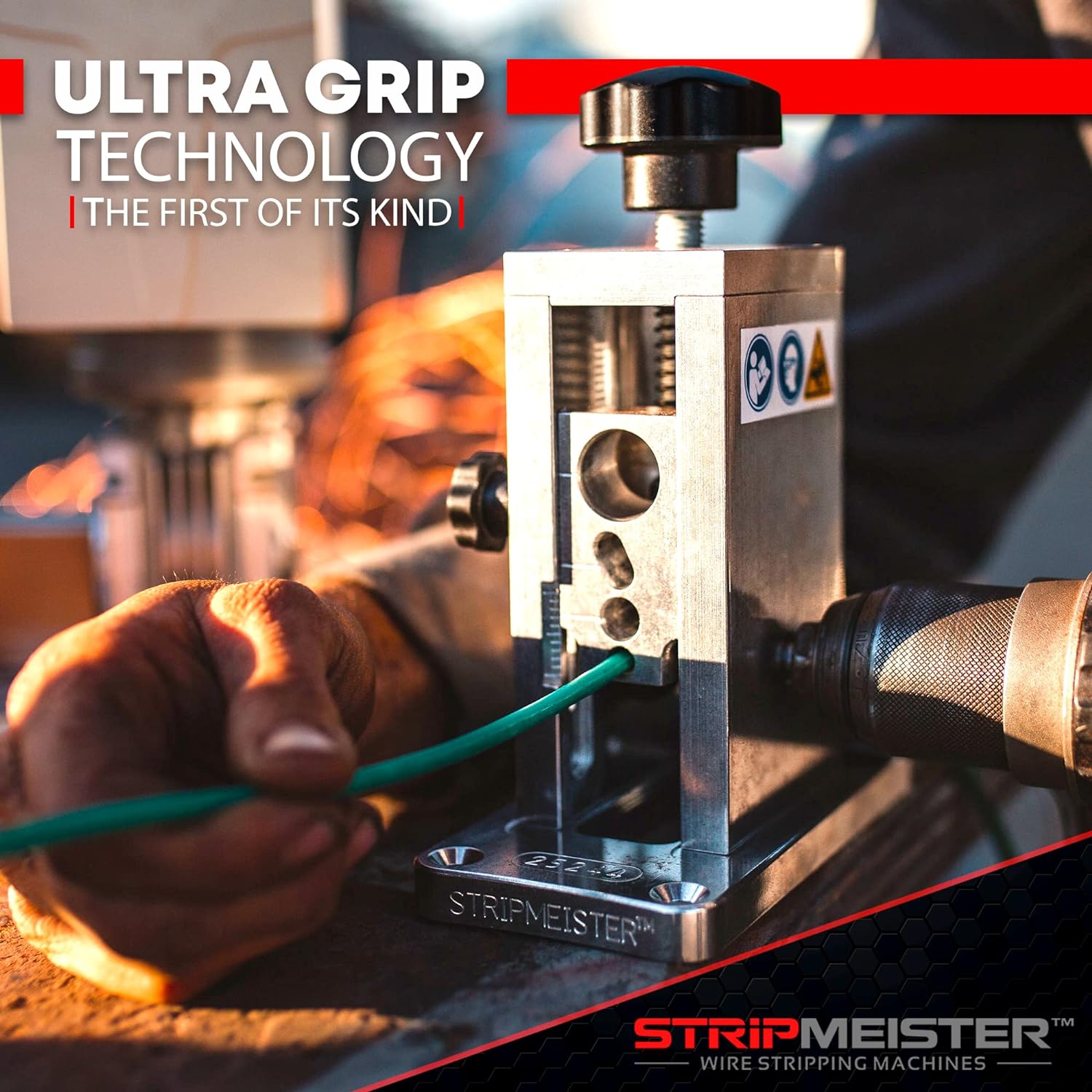 StripMeister Original Drill-Powered Wire Stripper Machine