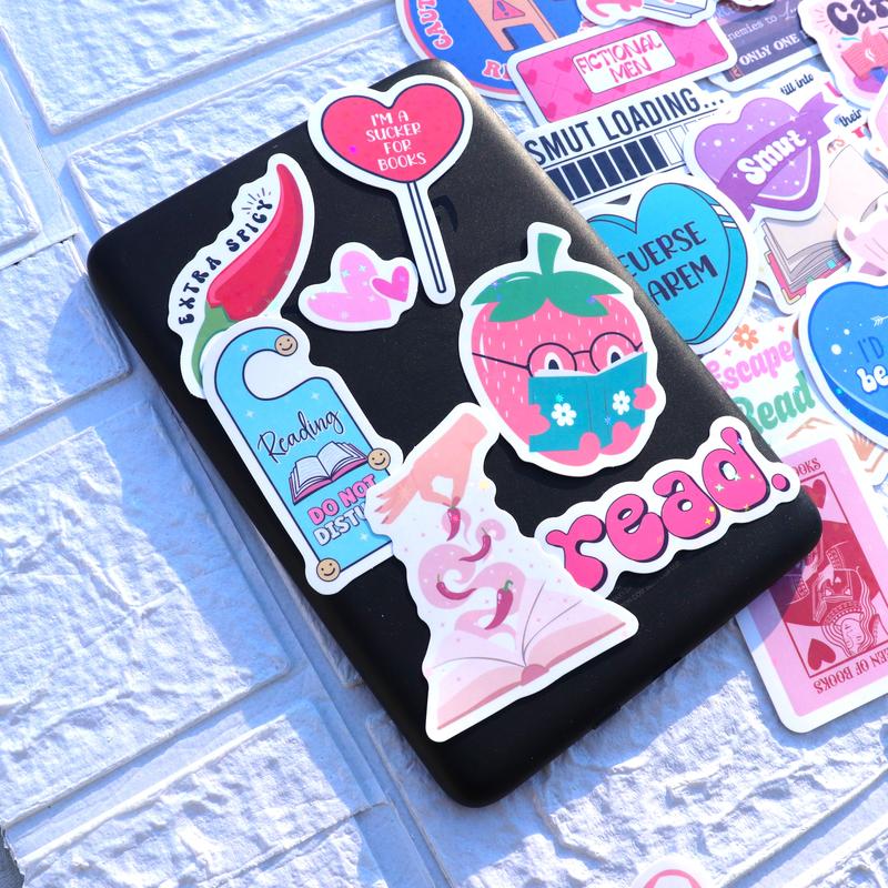 Book Stickers for Kindle 120-Pack