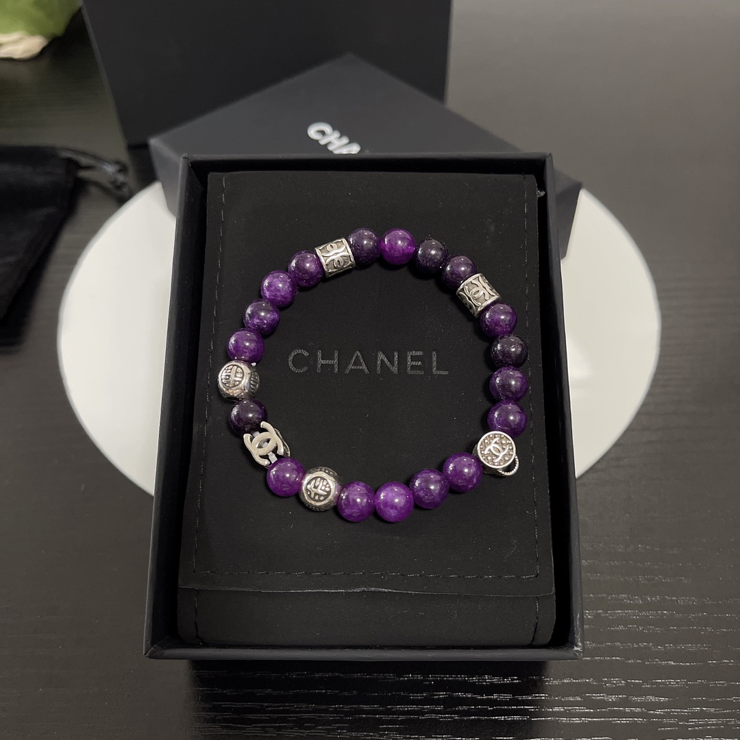 Chanel natural stone bracelet