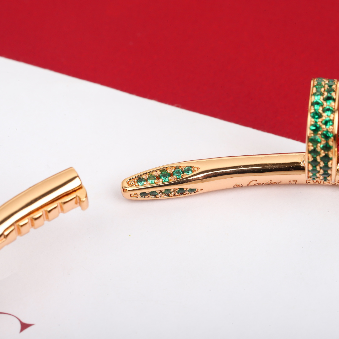 Cartier thick version head and tail diamond version bracelet