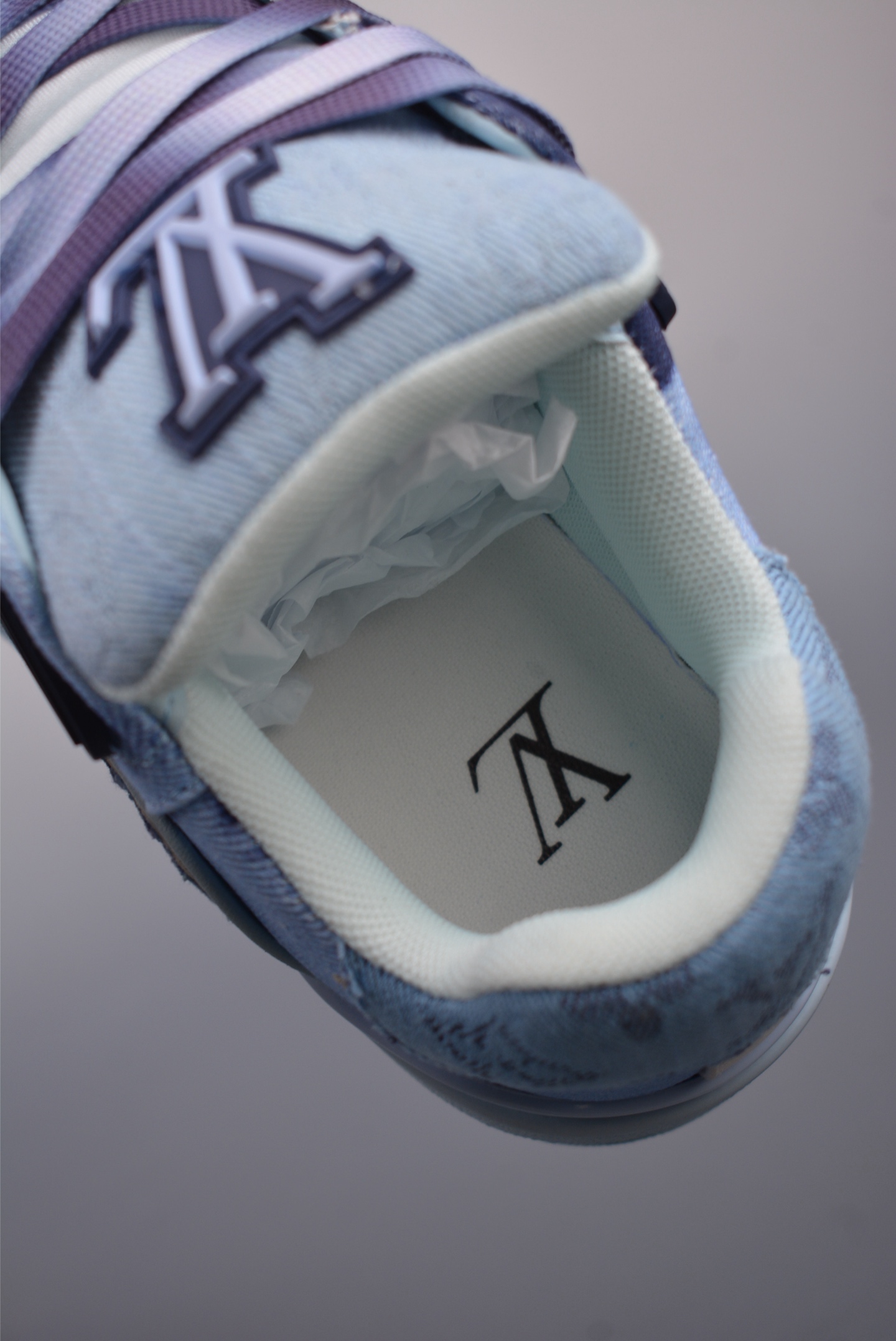 Louis Vuitton Trainer Sneaker Low Denim Blue 1A8WAV