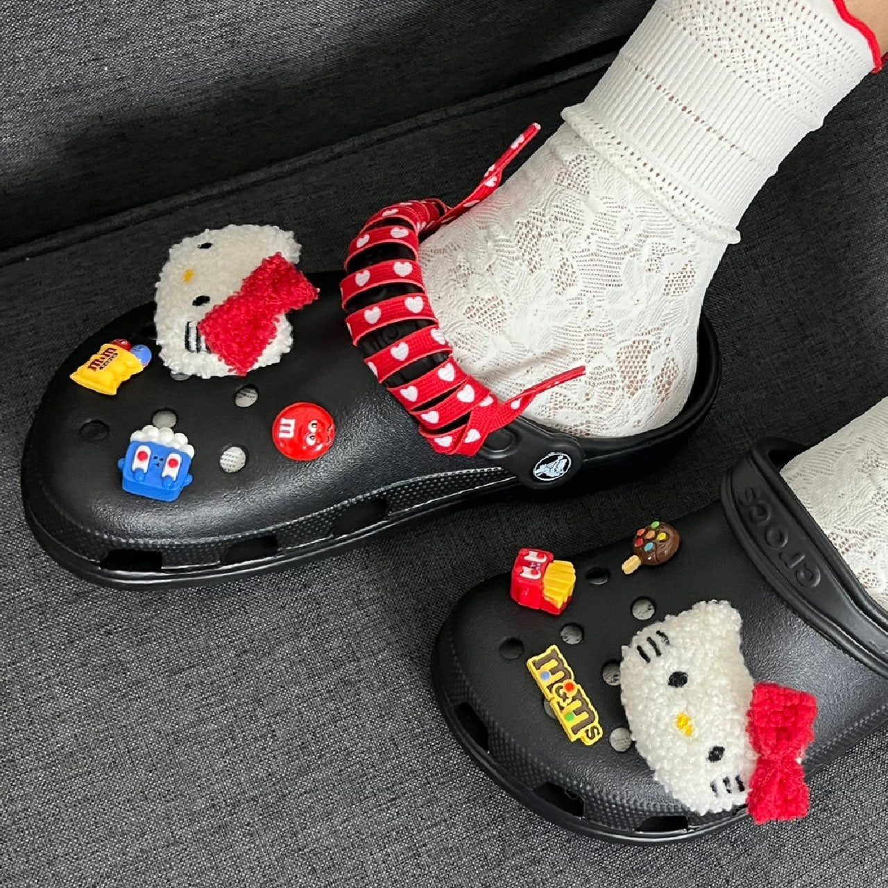 KT Charms Cute Pack Pins Shoe Decoration Croc Accessories for Croc Bags Clogs Slides