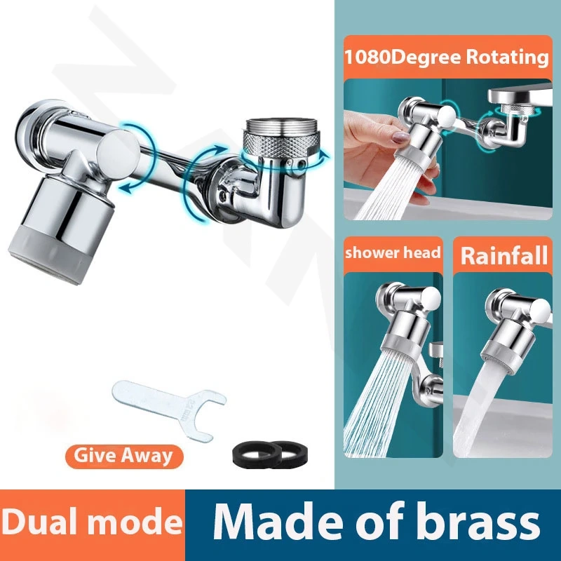 🔥BUY 2 GET 1 FREE — Rotating 1080° robotic arm faucet (universal model)