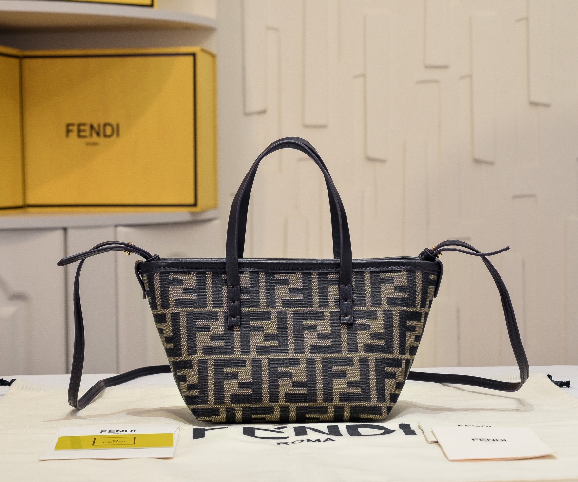 FENDI Monogram Roll Mini Vegetable Basket 7723