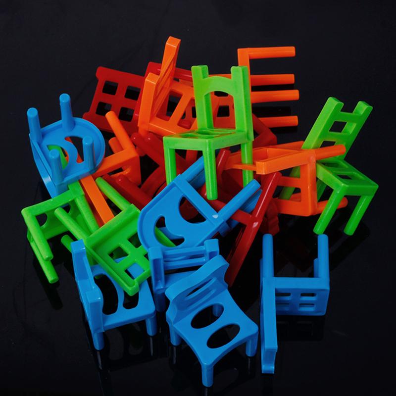(🌲Early Christmas Sale- SAVE 48% OFF)Chairs Stacking Tower Balancing Game-BUY 2 SETS GET 1 SET NOW！