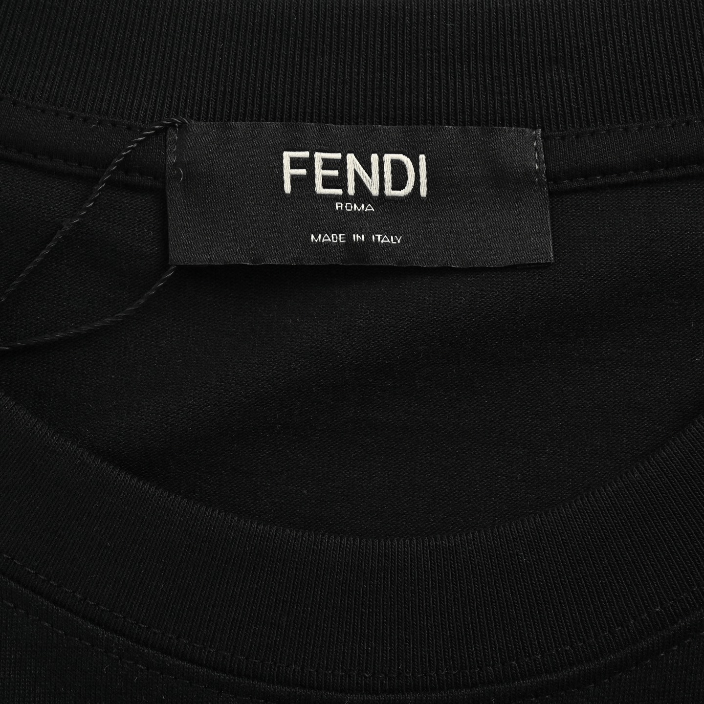 Fendi 3D sequined beads embroidered short sleeves