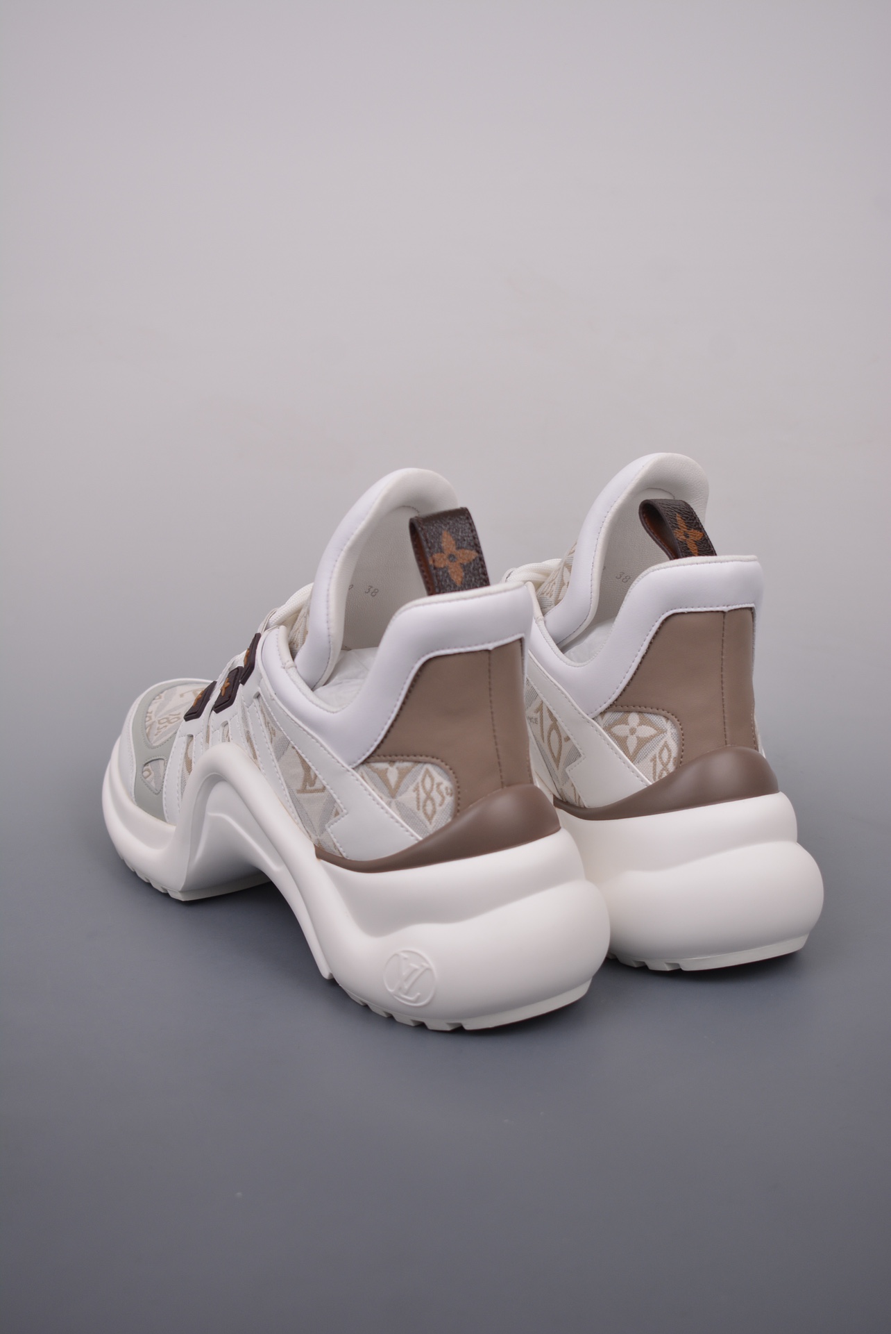 Louis Vuitton Archlight Sneakers Gray White Brown