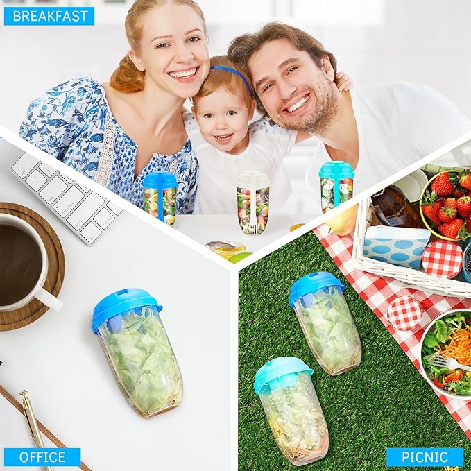 🍴Keep Fit Salad Meal Shaker Cup