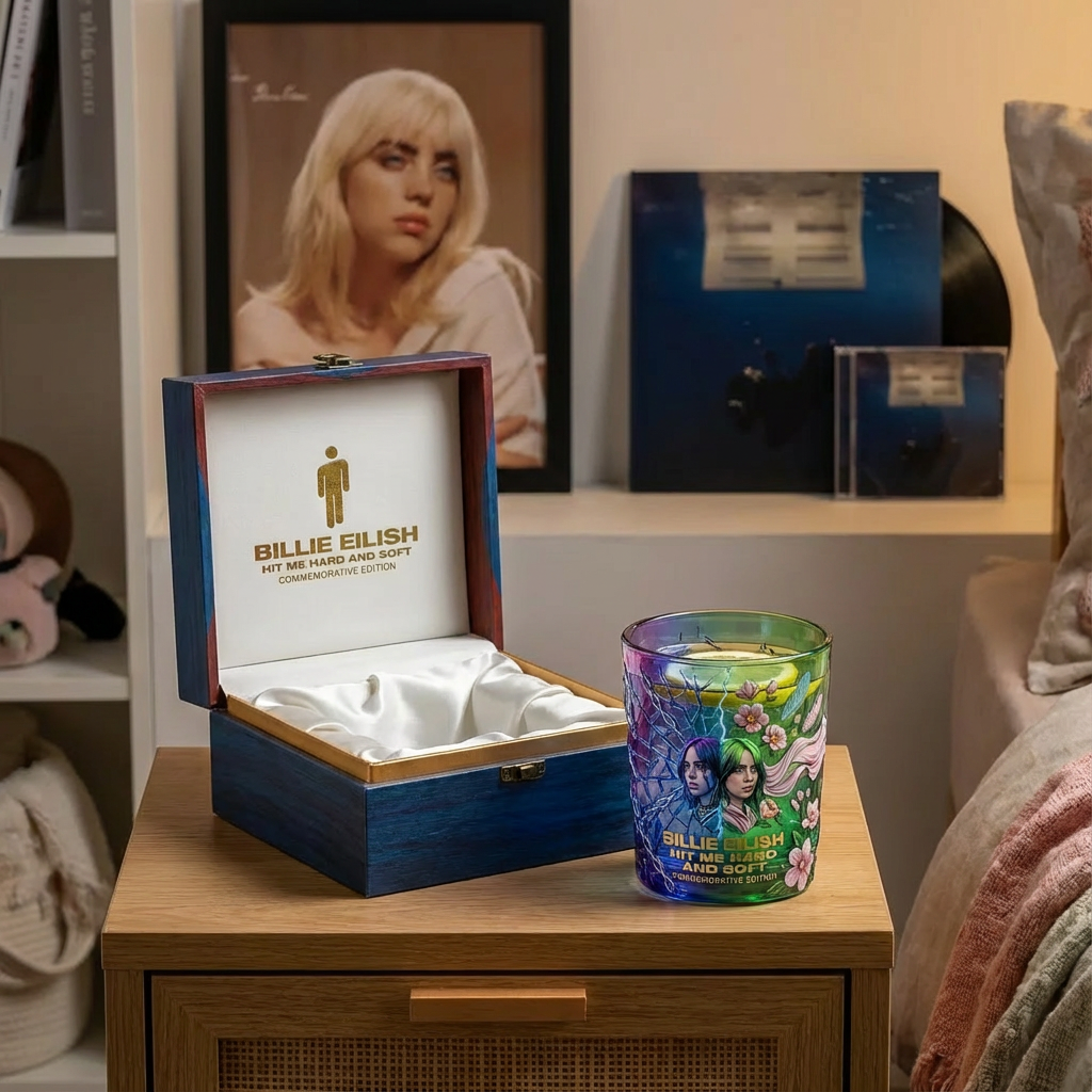 Billie Eilish Hit Me Hard and Soft Edition Glass