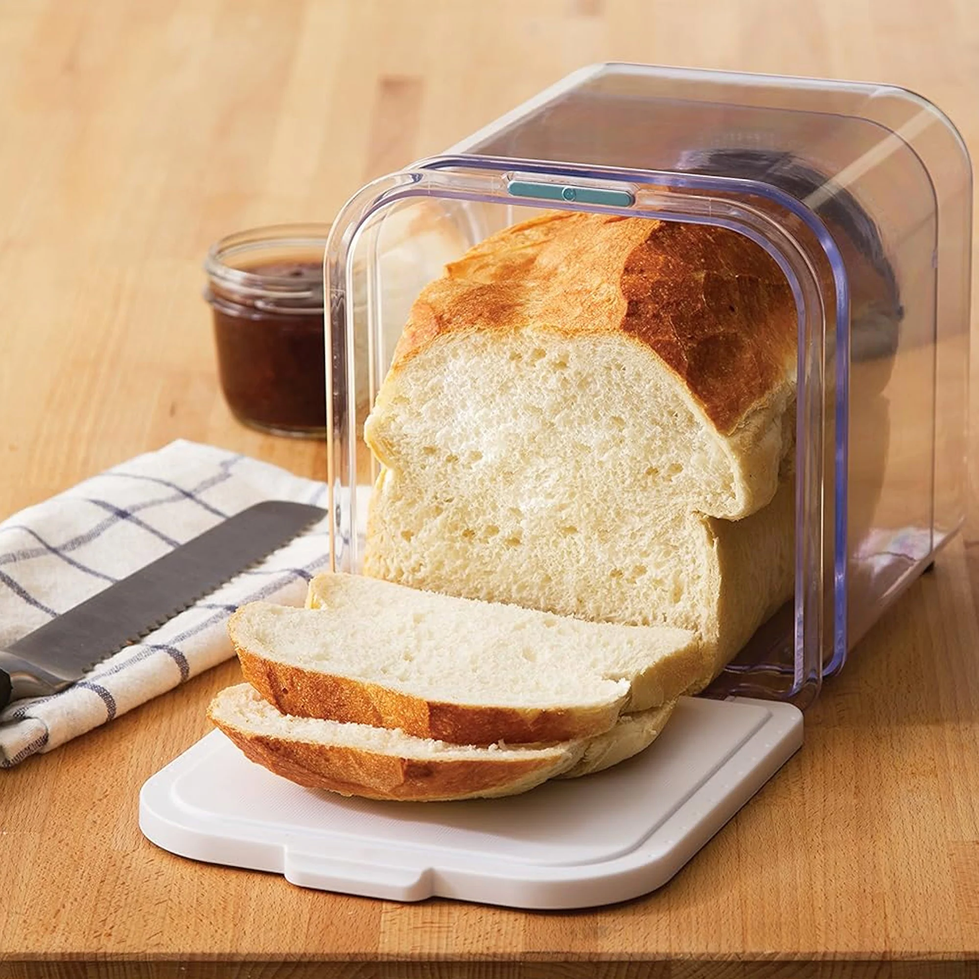 Progressive Prokeeper Adjustable Air Vented Bread Storage Container, 7-11 Inches
