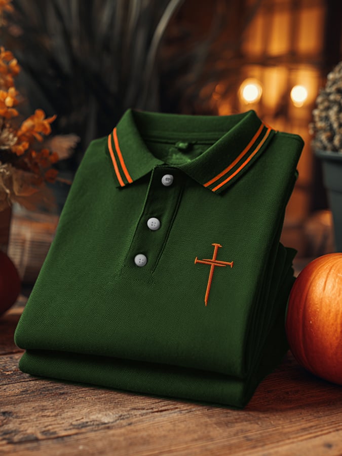 Men's Casual Autumn Faith Polo