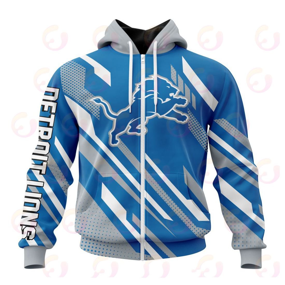 DETROIT LIONS 3D HOODIE SPECIAL MOTOCROSS CONCEPT