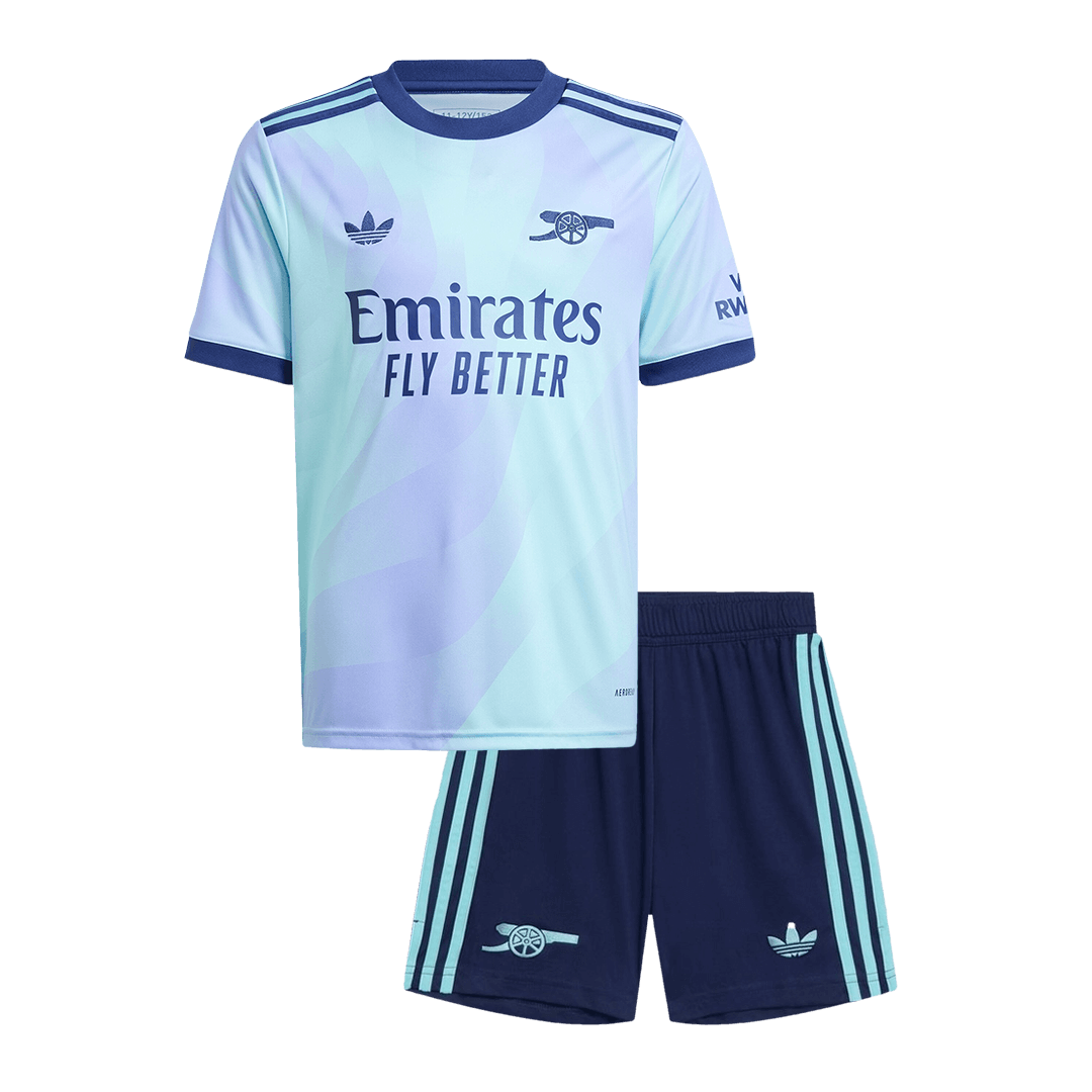 Arsenal third away kids' football shirt (shirt + shorts) 2024/25