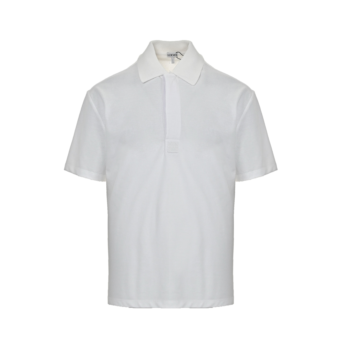 Loewe 25ss Placket Embroidered Logo Polo Short Sleeve