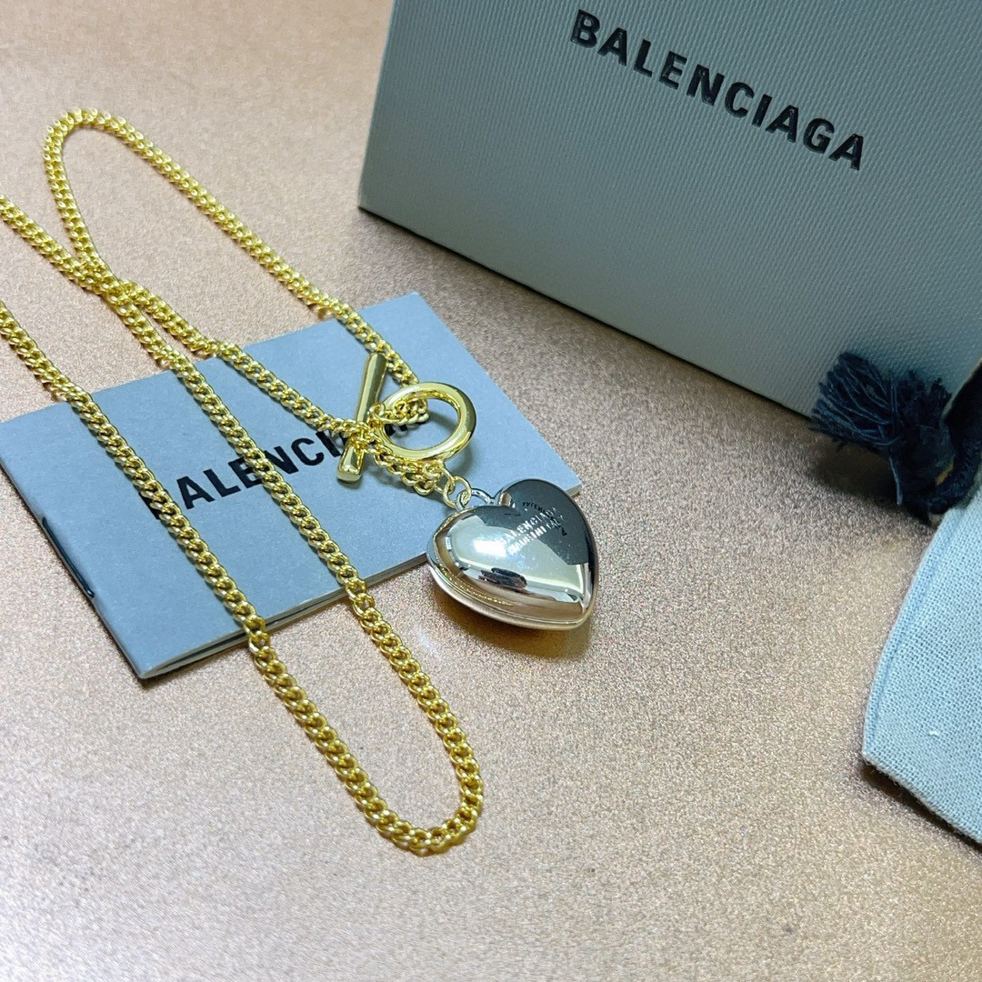 Balenciaga Heart Necklace