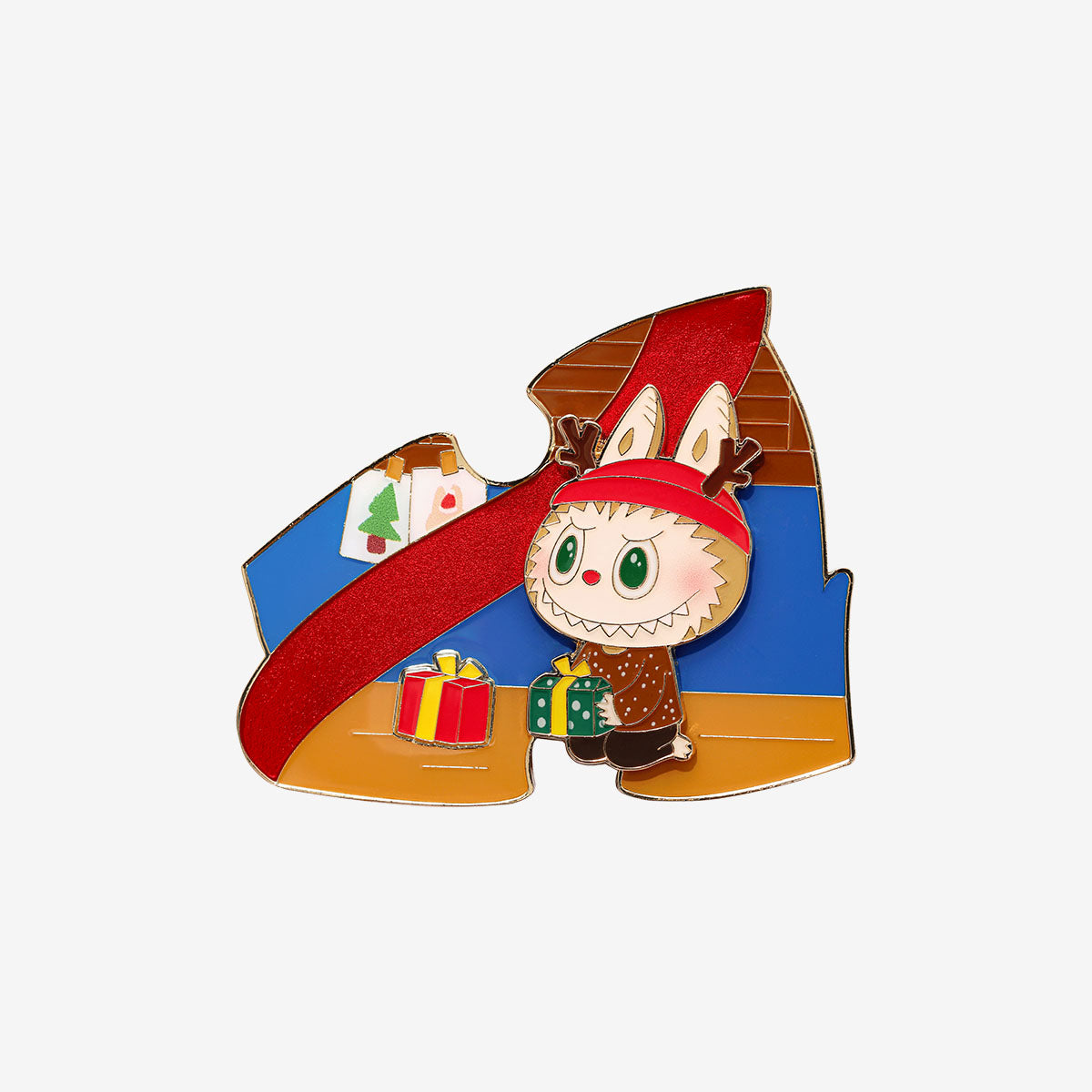 POP MART THE MONSTERS Let's Christmas Series-Fridge Magnet  [1 Blind Box]