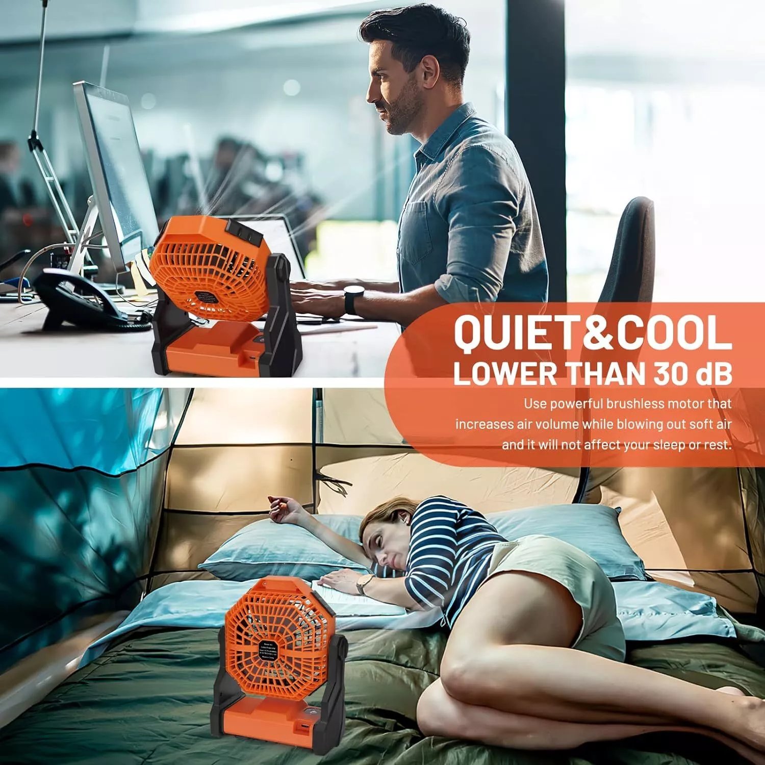 🔥Last Day Promotion-SAVE 50% OFF🔥Portable Camping Fan Rechargeable